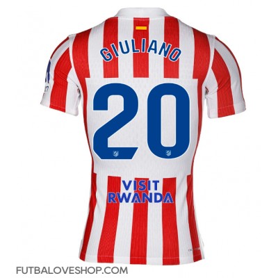 Dres Atletico Madrid Giuliano Simeone #20 Domáci 2025-26 Krátky Rukáv Dres Atletico Madrid Giuliano Simeone #20 Domáci 2025-26 Krátky Rukáv